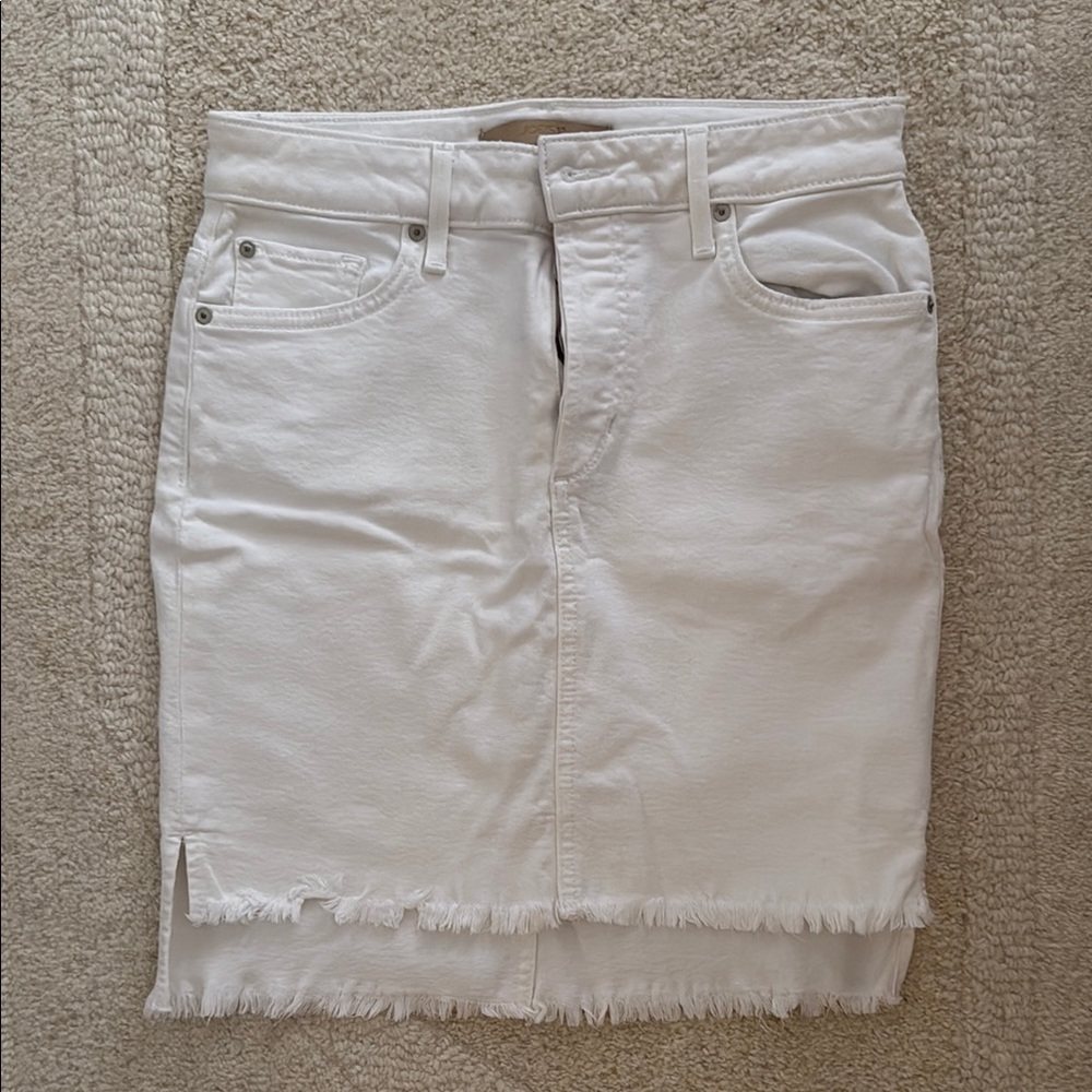 Joe's Jeans White Denim Skirt